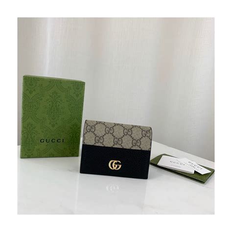 gucci card.case|Gucci marmont card case wallet.